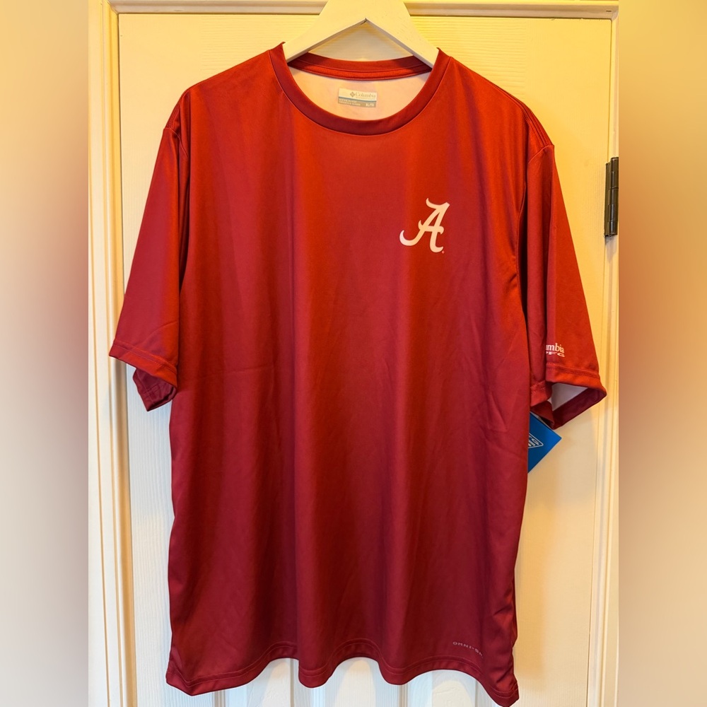 New! Alabama Crimson Tide Columbia Men's Short-Sleeve Performance Tee Size XL